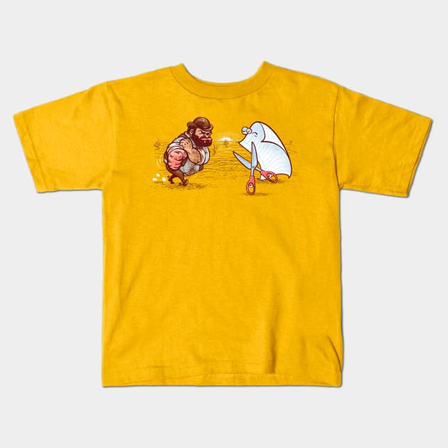 Bud Paper Scissors Kids T-Shirt by KKTEE